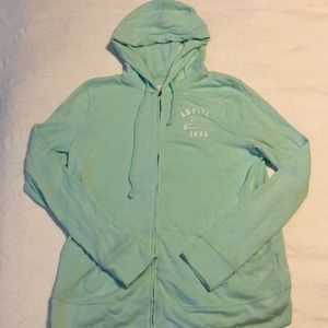 Abercrombie and Fitch Turquoise Hoodie